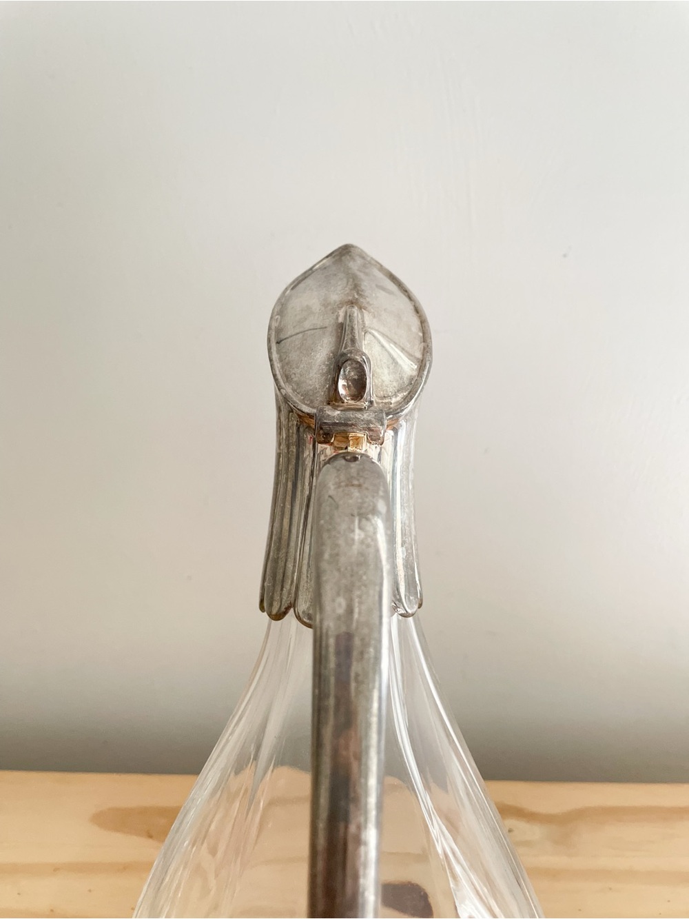 Vintage 1970s Silver-Plated Duck Shaped Decanter/Carafe Mid-Century Barware - Picture 7 of 9